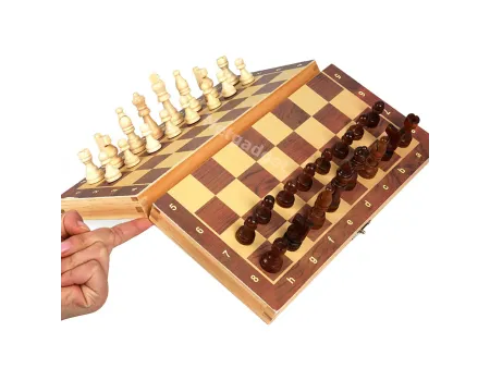 Échiquier en bois - Jeu d'échecs - Netgadget