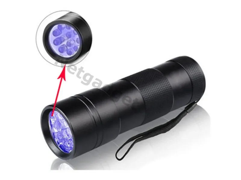 Lampe de poche UV ultraviolet à LED