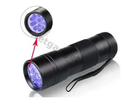 Lampe de poche UV ultraviolet à LED