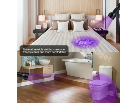 Lampe de poche UV ultraviolet à LED