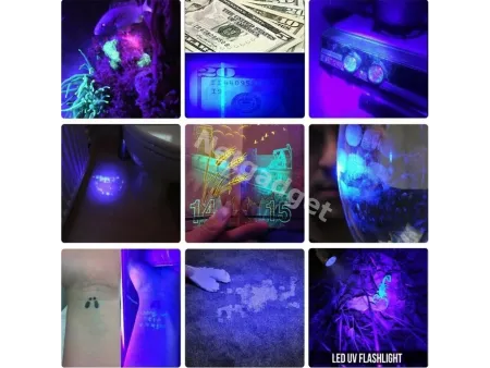 Lampe de poche UV ultraviolet à LED