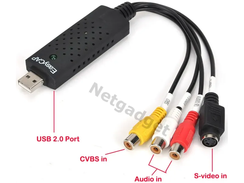 Convertisseur VHS EasyCAP - Netgadget