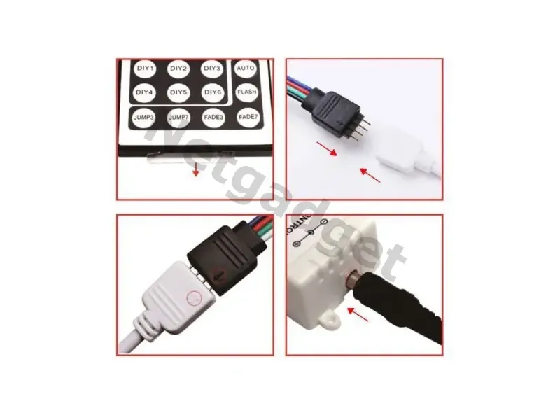 Ruban LED 5m de 150 LED RGB SMD - Netgadget
