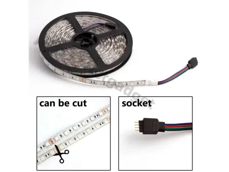 Ruban LED 5m de 150 LED RGB SMD - Netgadget