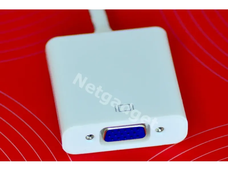 Adaptateur Mini DisplayPort DP à VGA - Netgadget