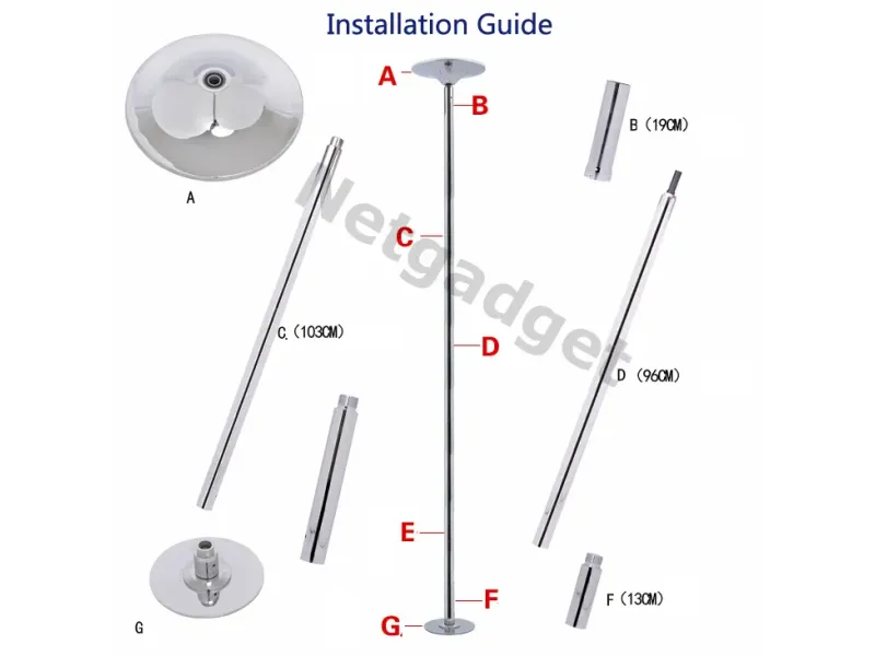 Barre de Pole Dance - Netgadget