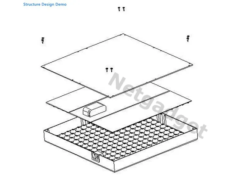 Lampe LED pour plantes fleurs 14W 225LED