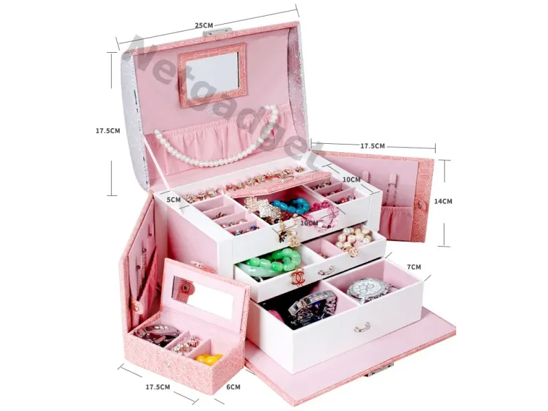 Coffret à bijoux - Boîte à bijoux deluxe