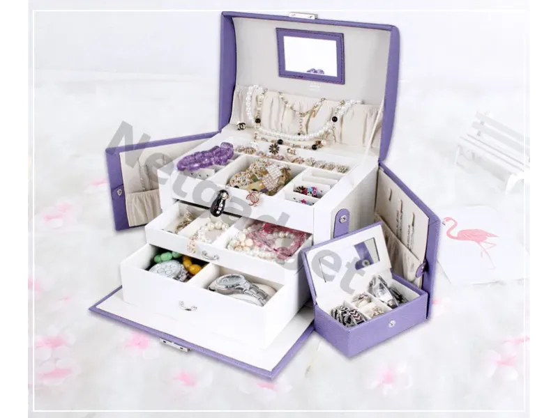 Coffret à bijoux - Boîte à bijoux deluxe