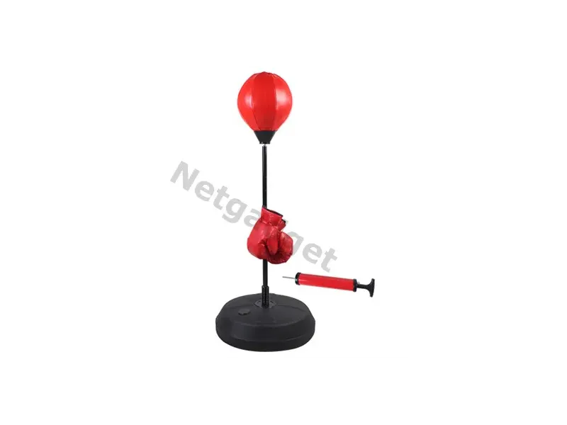 Set de Punching Ball avec gants et pompe - Netgadget