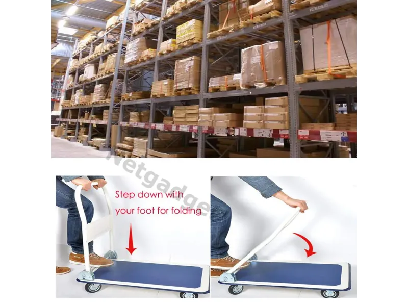 Chariot - Trolley bleu - Netgadget